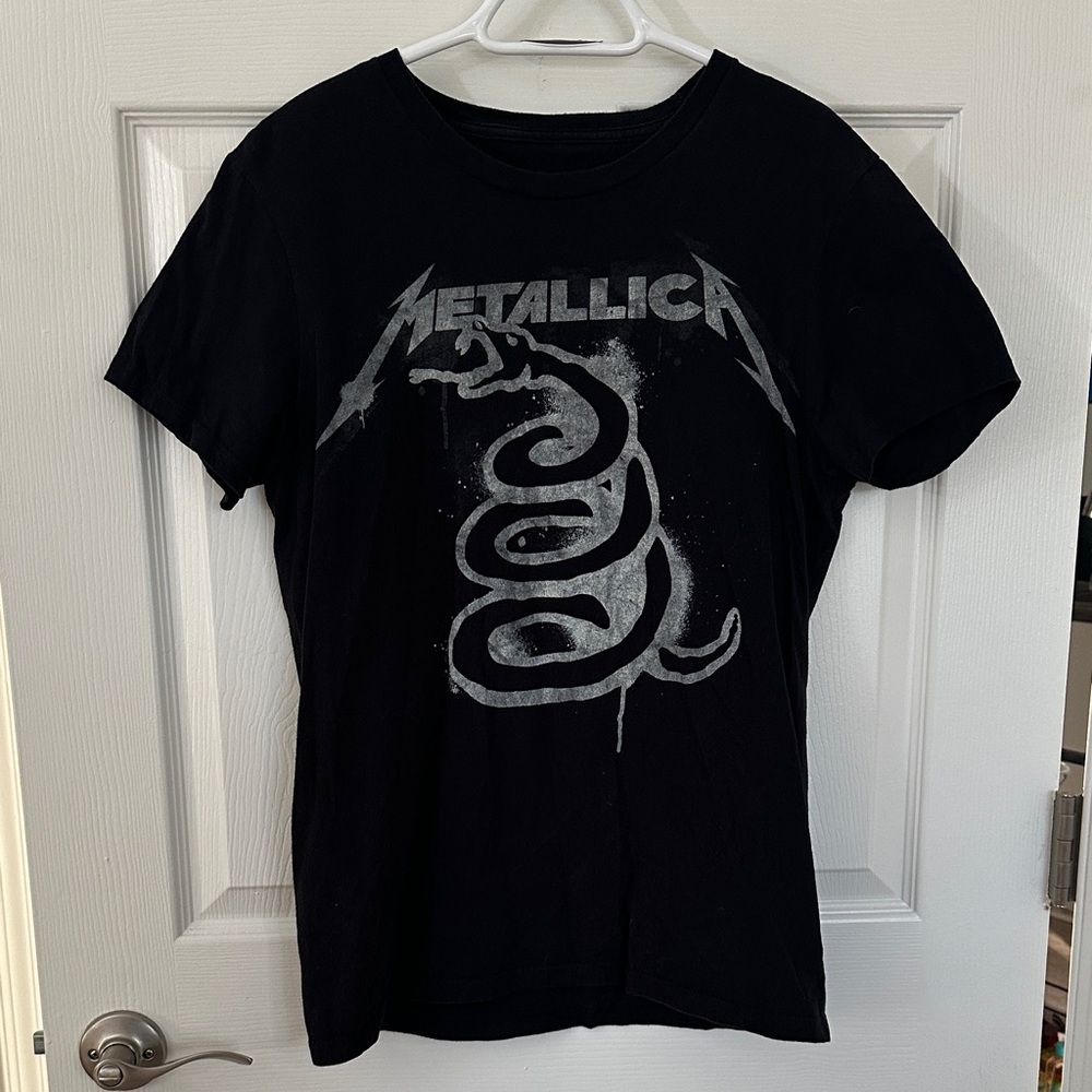 Black Metallica Graphic T-Shirt